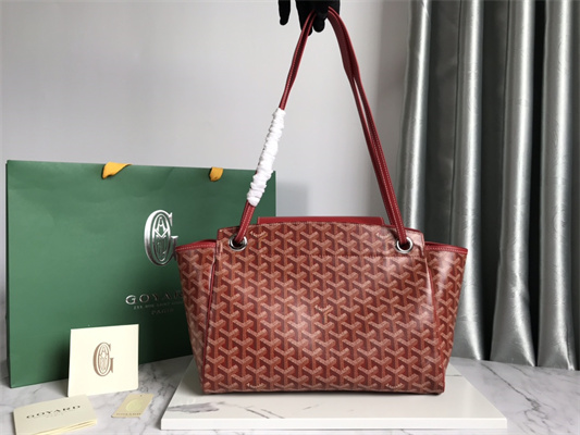 Goyard Rouette Souple Bag Goyardine Canvas & Chevroches Calfskin