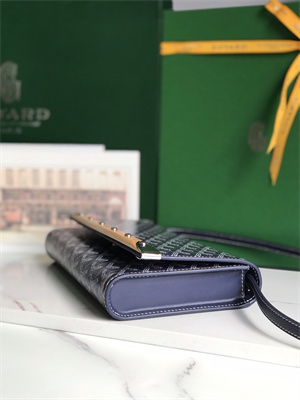 Goyard Monte-Carlo PM Clutch Goyardine Canvas & Cervon Calfskin