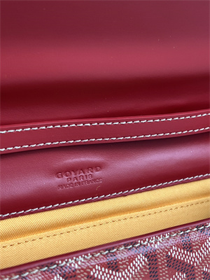 Goyard Monte-Carlo PM Clutch Goyardine Canvas & Cervon Calfskin