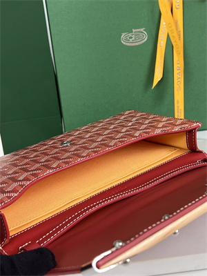 Goyard Monte-Carlo PM Clutch Goyardine Canvas & Cervon Calfskin