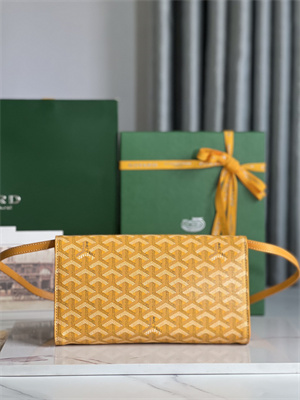Goyard Monte-Carlo PM Clutch Goyardine Canvas & Cervon Calfskin