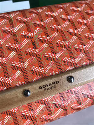Goyard Monte-Carlo PM Clutch Goyardine Canvas & Cervon Calfskin