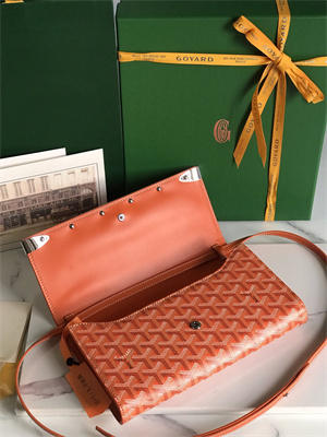 Goyard Monte-Carlo PM Clutch Goyardine Canvas & Cervon Calfskin