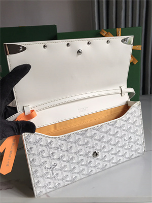 Goyard Monte-Carlo PM Clutch Goyardine Canvas & Cervon Calfskin