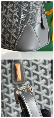 Goyard Vendome Mini Bag In Goyardine Canvas & Chevroches Calfskin