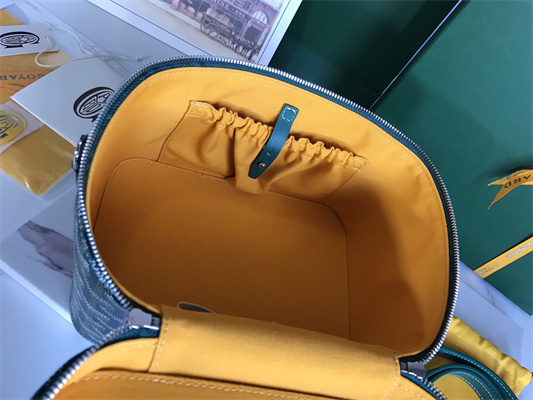 Goyard Muse Vanity Case In Goyardine Canvas & Cervon Calfskin