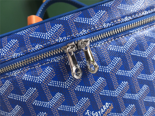 Goyard Muse Vanity Case In Goyardine Canvas & Cervon Calfskin