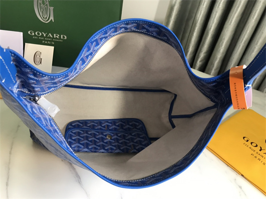 Goyard Bohème Hobo Bag Goyardine Canvas & Chevroches Calfskin