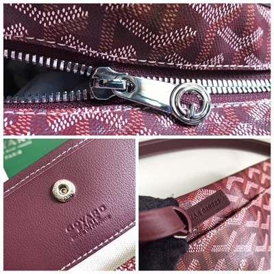 Goyard Bohème Hobo Bag Goyardine Canvas & Chevroches Calfskin