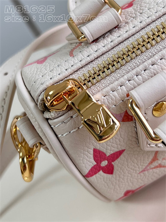 LV Nano Speedy Monogram Empreinte Leather Sunrise Aquarelle M83452