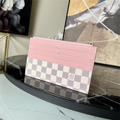 L.V Slim Purse Damier Azur Canvas N80348