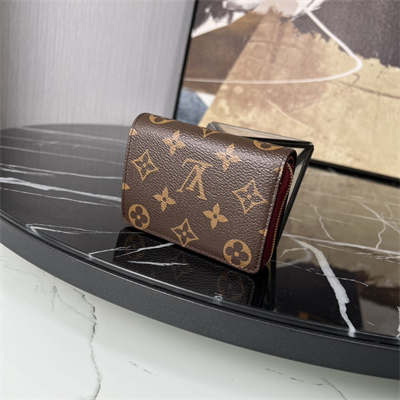 LV  Lou Wallet Monogram Canvas and Smooth Calfskin M81875