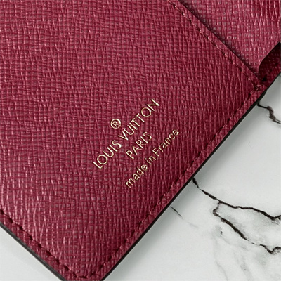 LV  Lou Wallet Monogram Canvas and Smooth Calfskin M81875