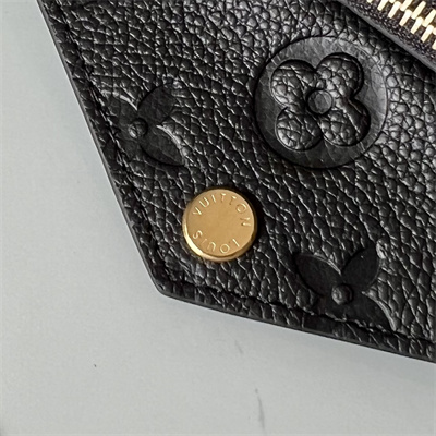 LV Card Holder Recto Verso Monogram Empreinte Black M69421