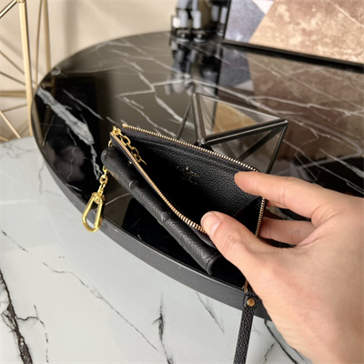 LV Card Holder Recto Verso Monogram Empreinte Black M69421