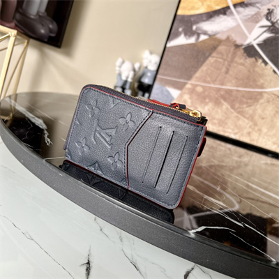 LV Card Holder Recto Verso Monogram Empreinte Navy M69420