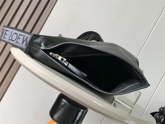 Loewe Anton Sling Bag In Supple Smooth Calf and Jacquard