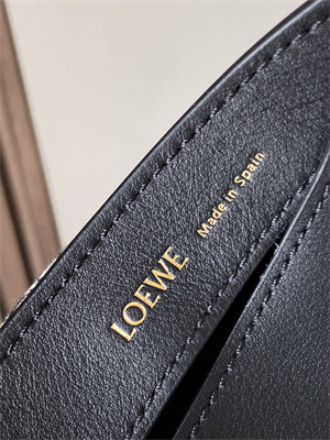 Loewe Luna bag in Anagram jacquard and classic calfskin