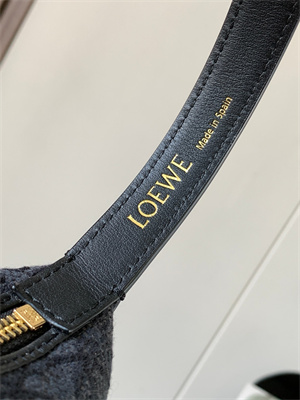 Loewe Cubi Bag In Anagram Jacquard and Calfskin