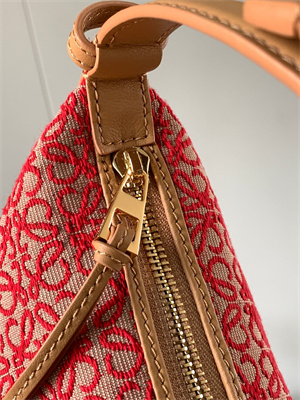 Loewe Cubi Bag In Anagram Jacquard and Calfskin