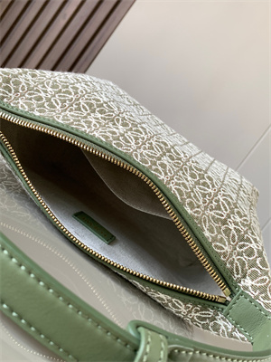 Loewe Cubi Bag In Anagram Jacquard and Calfskin