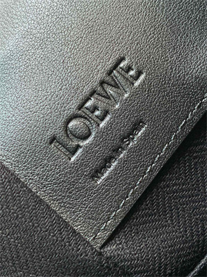 Loewe Compact Hammock bag in Classic calfskin With Jacquard Strap