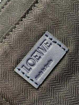 Loewe Goya Backpack In Silk Calfskin Navy Blue