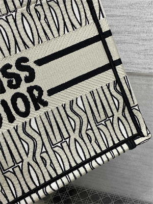 CD Miss Dior Small Book Tote Allover Emb Green