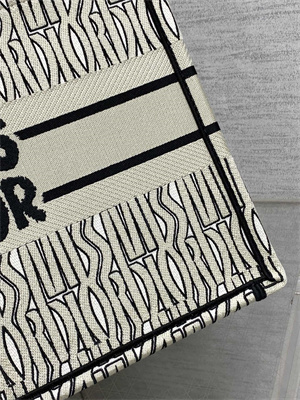 CD Miss Dior Medium Book Tote Allover Emb Green