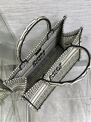 CD Miss Dior Medium Book Tote Allover Emb Green