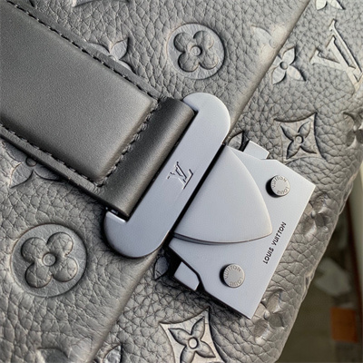 LV S-Cape Messenger Taurillon Monogram embossed cowhide leather Black M23741