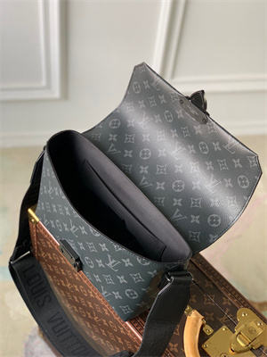LV S-Cape Messenger Monogram Eclipse coated canvas M46794