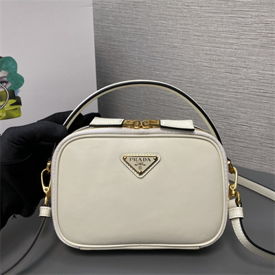 Prada Odette leather mini-bag White Color 1BH203