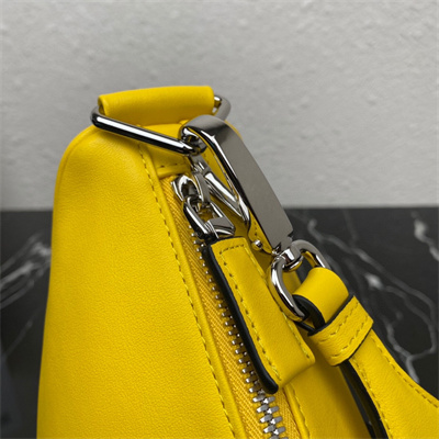Prada Triangle leather shoulder bag Yellow Color 2VH155