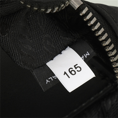 Prada Re-Nylon and Saffiano leather shoulder bag Black 2VH172