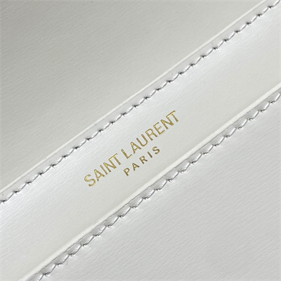 Y.S.L Mini Voltaire In Box Saint Laurent White Color