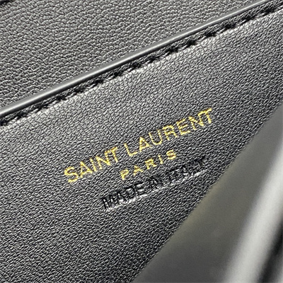 Y.S.L Mini Voltaire In Box Saint Laurent Black Color