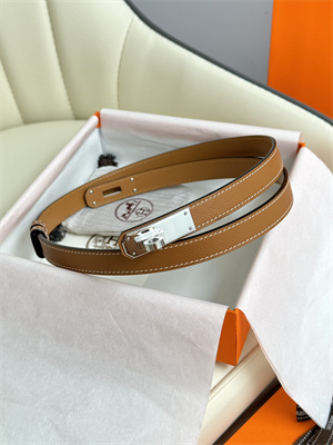 Hermes Kelly 18 Belt Epsom Leather Silver Hardware Gold
