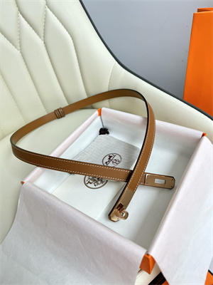Hermes Kelly 18 Belt Epsom Leather Rose Gold Hardware Gold