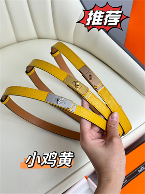 Hermes Kelly 18 Belt Epsom Leather Silver Hardware Juane Amber