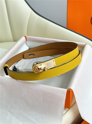 Hermes Kelly 18 Belt Epsom Leather Rose Gold Hardware Juane Amber