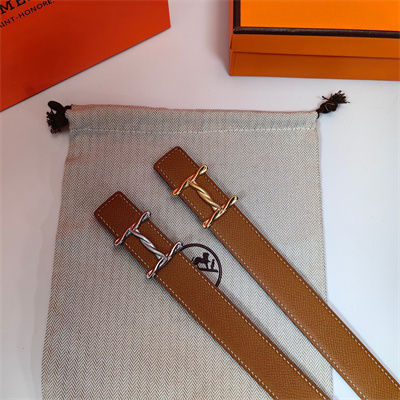 Hermes H Torsade belt buckle & Hermes sur Mer reversible Epsom leather Silver Hardware strap 25MM Brown/Black