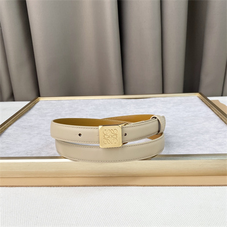 Loewe Belt In Calfskin 20MM Gold Hardware Beige