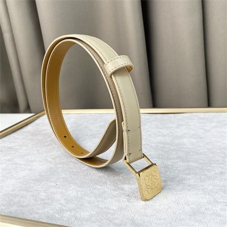 Loewe Belt In Calfskin 20MM Gold Hardware Beige