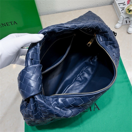 BV Small Jodie In Lambskin Leather Navy Color