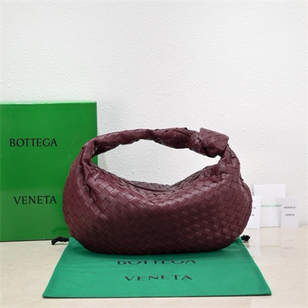 BV Small Jodie In Lambskin Leather Burgundy Color