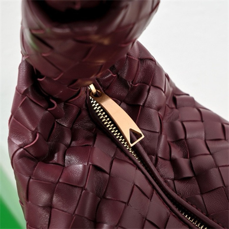 BV Small Jodie In Lambskin Leather Burgundy Color