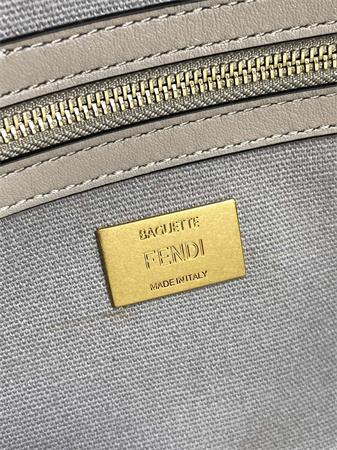 Fen.di Baguette FF Canvas Bag