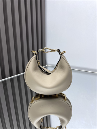 Fendigraphy Nano Leather Bag Dove Grey