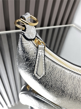 Fendigraphy Nano Leather Bag Silver/Gold